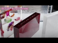 2.8mm-15mm Цветные акриловые листы оптический магазин освещенный рекламный щит