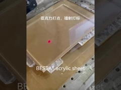 PMMA Прозрачный текстурированный прозрачный акриловый лист 6 мм Каменное зерно