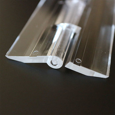 OEM Long Clear Acrylic Piano Hinge PMMA Plastic Hinges For Plexiglass