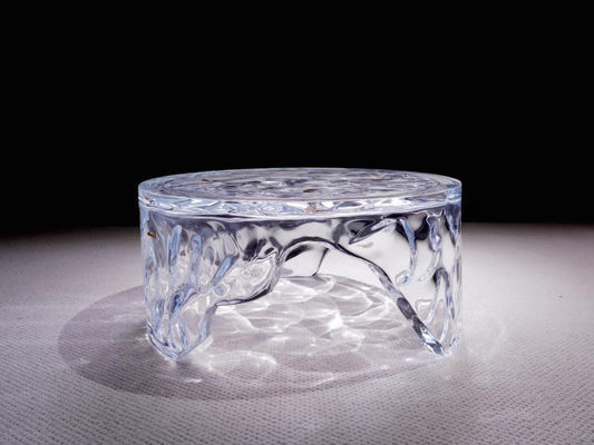 Custom-Made Acrylic Stool with 3D Effects Unique and Eye Catching for Art Exhibitions