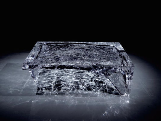 Custom-Made Acrylic Stool with 3D Effects Unique and Eye Catching for Art Exhibitions