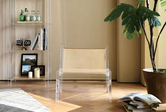 Handmade Acrylic Stool Sculpture High Quality Material for Art Collectors and Designers