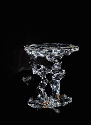 Handmade Acrylic Stool Sculpture High Quality Material for Art Collectors and Designers