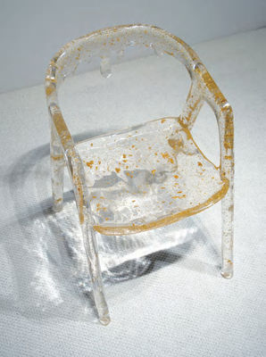 Source Factory Acrylic Dining Table 24K Gold Furniture Colour and Size One Piece Customized