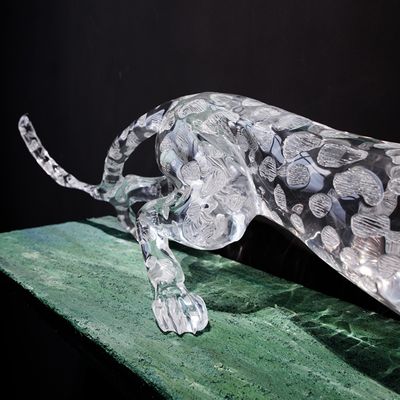 Clear Acrylic Ornaments Decoration Artwork PMMA No Assembly