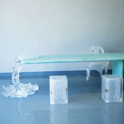 High Durability Dining Chair With High Durability Indoor Acrylic Furniture