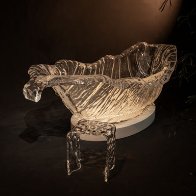 Clear Colour Acrylic Furniture  Acrylic Bath With High Durability And Modern Style Acrylic Bath