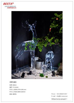Modern Style Technique Sculpture Acrylic Art Sculptures with Smooth Finish