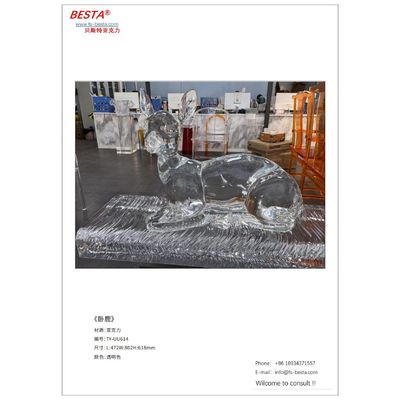 Medium-Sized Polymethyl Methacrylate Sculpted Artworks A Unique Medium for Abstract Creations