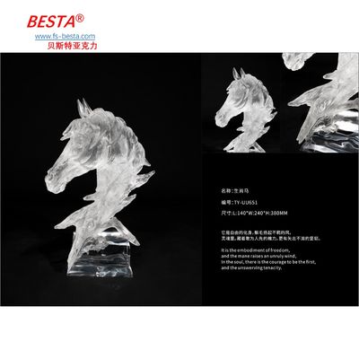 Indoor Tabletop Placement Acrylic Art Sculptures in Art Theme for Art Lovers