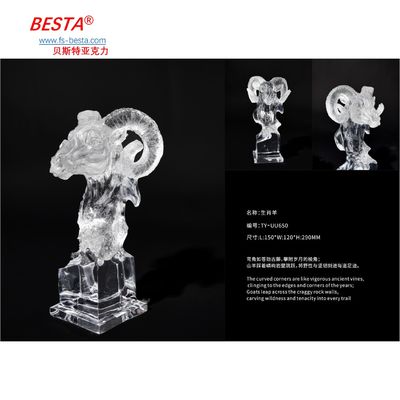 Indoor Tabletop Placement Acrylic Art Sculptures in Art Theme for Art Lovers