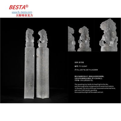 Indoor Tabletop Placement Acrylic Art Sculptures in Art Theme for Art Lovers