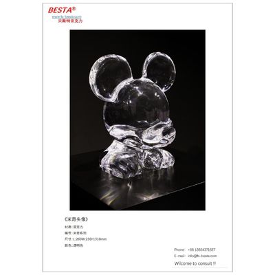 Abstract Polymethyl Methacrylate Sculpted Artworks Perfect Addition To Modern Spaces