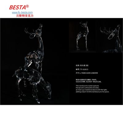 Abstract Polymethyl Methacrylate Sculpted Artworks Perfect Addition To Modern Spaces