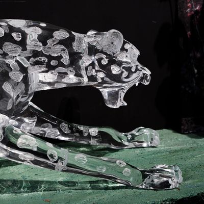 Clear Acrylic Ornaments Decoration Artwork PMMA No Assembly