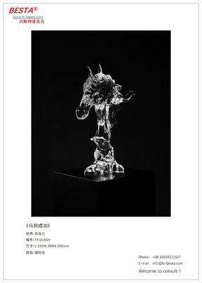 Modern Style Technique Sculpture Acrylic Art Sculptures with Smooth Finish